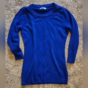 New York & Company Royal Blue Crew Neck Sweater